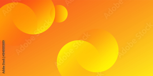 Abstract modern yellow and orange gradient circle. Perfect for Wallpaper, Banner, Background, Card, Book Illustration, landing page, gift, cover, flyer, report, business, social media