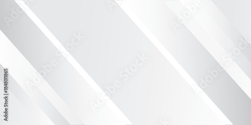 Gray and white diagonal line architecture geometry tech abstract subtle background vector illustration.