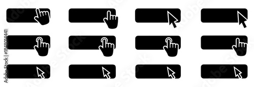 mouse pointer cursor icon set