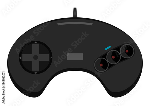 16ビット時代のレトロなゲームコントローラー- 16-bit Era Retro Game Controller