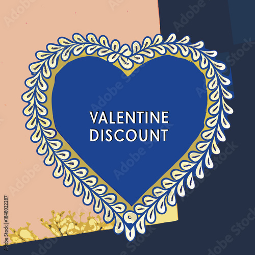 Valentine Discount Badge Clean Vector Design Vector Design 11