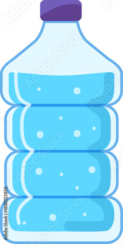 Large water bottle delivering fresh clean drinking water