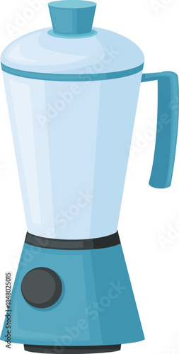 Kitchen blender preparing healthy smoothies and juices