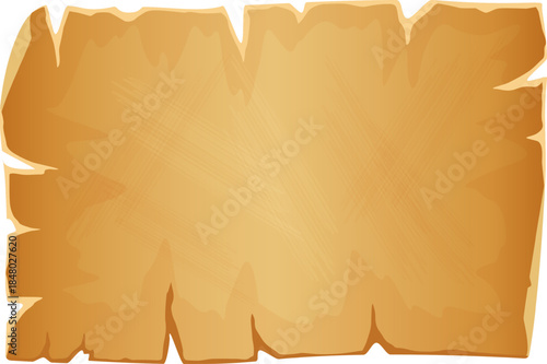 Blank old torn parchment paper texture background
