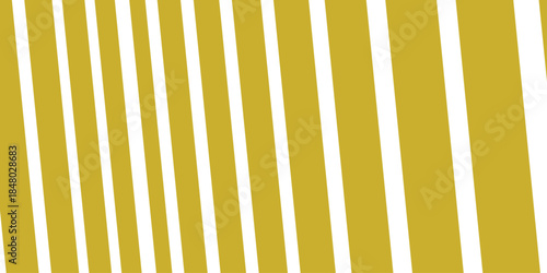 Yellow Slash line on white background. Vector illustration. Modern border. Vertical lines. An illustration of colorful layers. Golden background from wrapping paper for gift with striped pattern. 