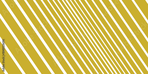 Yellow Slash line on white background. Vector illustration. Modern border. Vertical lines. An illustration of colorful layers. Golden background from wrapping paper for gift with striped pattern. 
