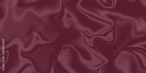 Abstract smooth elegant maroon color fabric silk texture soft background. abstract background luxury cloth or liquid wave or wavy folds of silk texture material or shiny soft smooth luxurious .