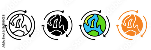 innovation Icon Set Multiple Style Collection. 3D Printing, Blueprint, Bolt, Brain, Calculator, Chain, Clipboard, Clock, Code, Compass, DNA, Gear, Globe, Graph, Handshake, Innovation Hub, Laptop, Lig