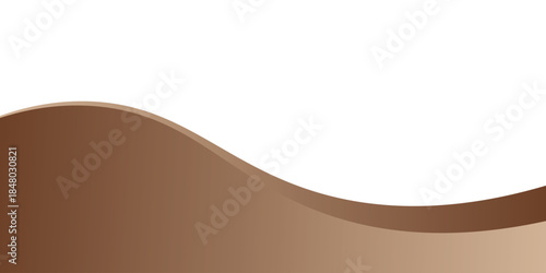 Brown Wave Background, Abstract geometric background with liquid shapes. eps10