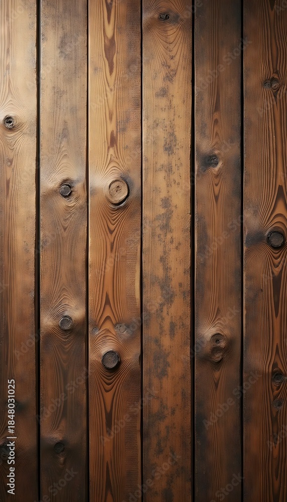 Naklejka premium Rustic Wooden Plank Background Vector – Natural Wood Texture HD 4K