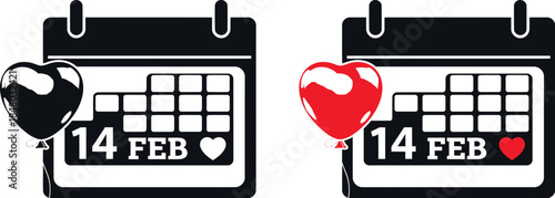 Valentine's day celebration on february 14