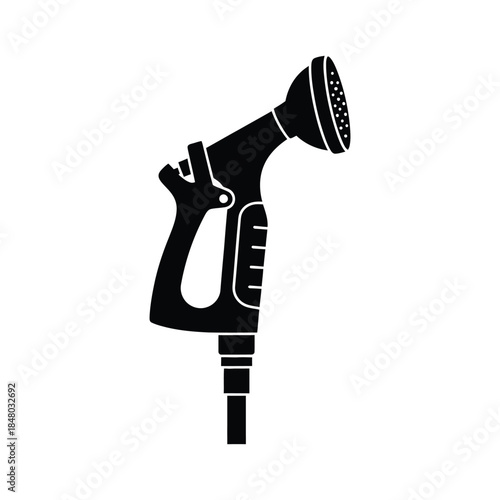 Adjustable Garden Hose Water Spray Nozzle Gun Tool Illustration