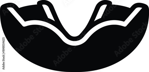 Mouthguard icon for sports protection