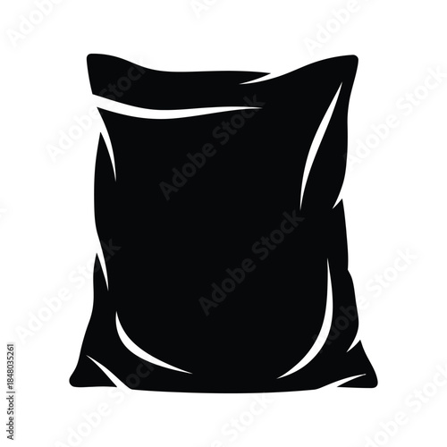 Garden Soil or Fertilizer Sack Vector Illustration