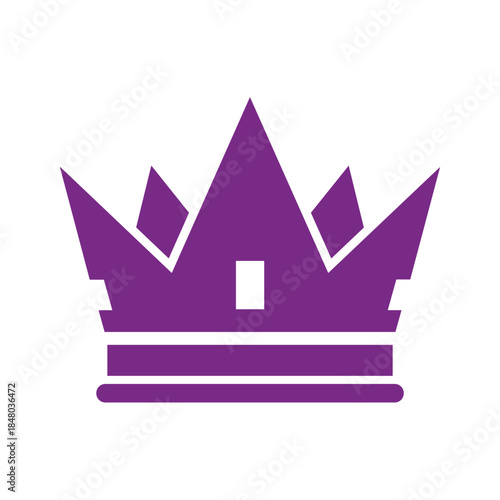 Purple Crown Icon