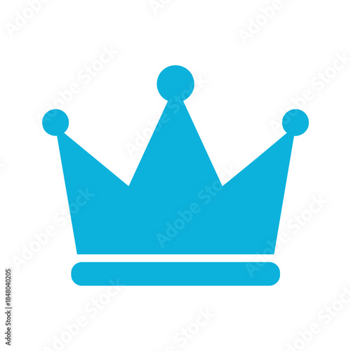 Blue Crown Icon