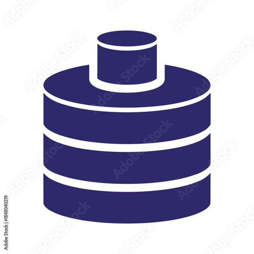 Three tier cake icon
