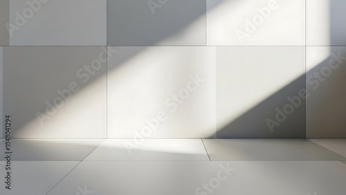 Wallpaper Mural Light Reflection on Bathroom Tile Surface Background for Modern Interior Design Torontodigital.ca