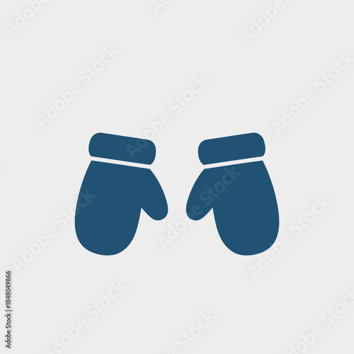 A simple flat vector illustration of a black mug filled with hot chocolate and three white marshmallows, with steam rising.