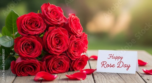 red rose and gift box