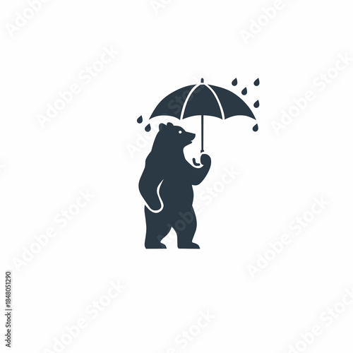 man with umbrella