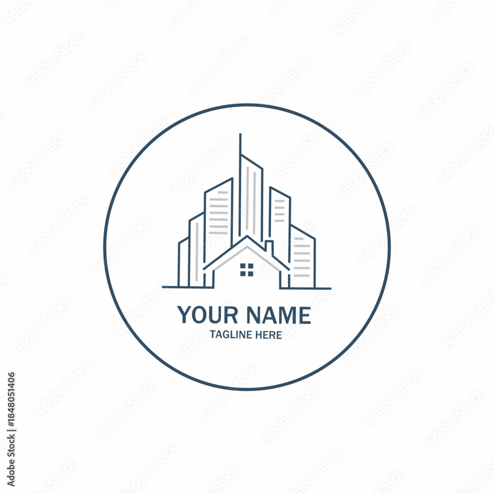 Fototapeta premium real estate logo