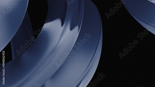 Wallpaper Mural Dark blue and gray gradient with grainy curved forms, abstract blue background with lines Torontodigital.ca