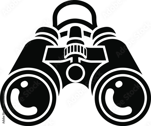 Binoculars with camera attachment