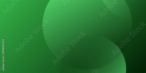 Abstract green and yellow color background. Circle abstract vector banner design. Dynamic shapes composition and elements.Modern design in Eps10 vector illustration