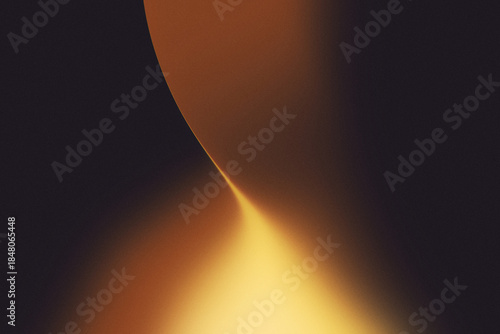 Golden amber and warm glow grainy gradient blur background. Cinematic luxury abstract background.