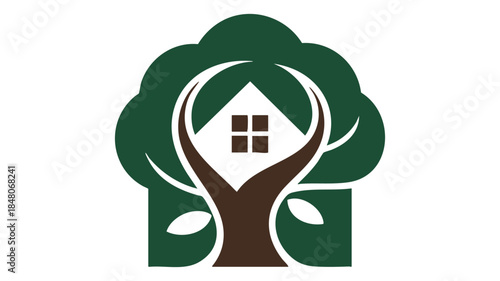 Tree house illustration Vector