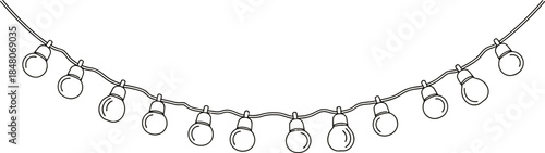 Beautiful Christmas decorative lights glowing with festive joy, holiday spirit, celebration, unity, happiness, cheerful atmosphere