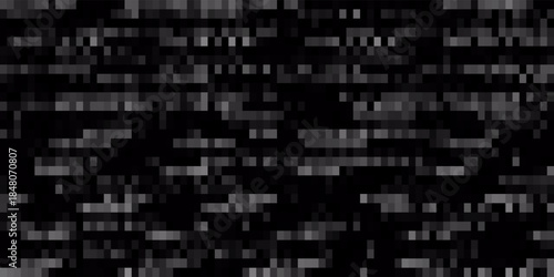 Glitch Pixel Cyberpunk Digital Noise Background with Colorful Distortion and Pixelated Effect. Abstract Tech Overlay Texture. Vector Illustration for Vaporwave Design Projects.