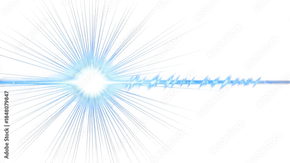 Obraz premium Abstract light beam