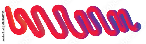 Colorful  Gradient blend line