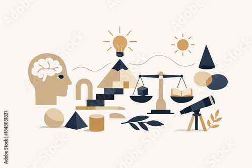 Symbolic Illustration of Learning and Balance