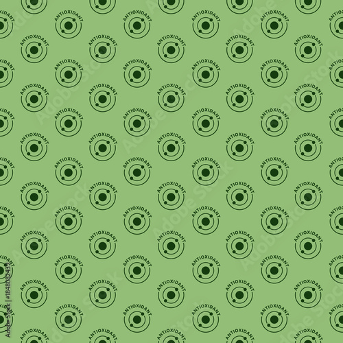 Antioxidant seamless pattern isolated on color background