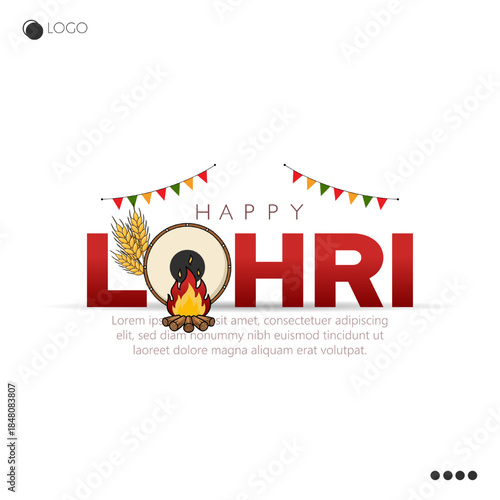 Happy Lohri is a vibrant Punjabi festival celebrated in January to mark the harvest season.