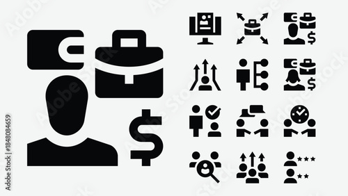 Career Development Icons Set