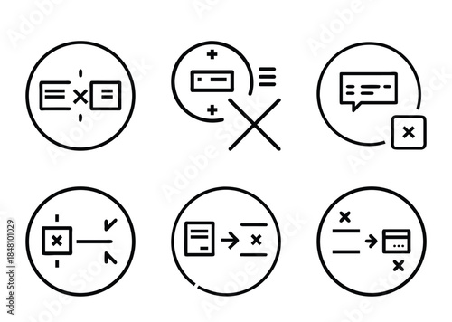 Symbolic representation of processes involving data and communication within a workflow