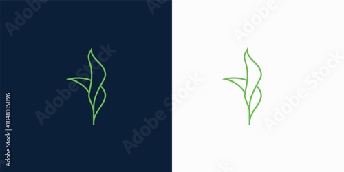 Luxury nature flourish botanical frame in decorative style