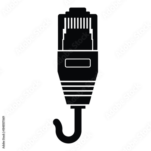 Black hook with grip