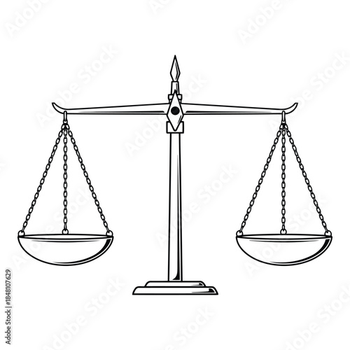 Symbol of justice and balance