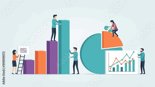 Collaborative Business Growth and Data Analysis with Diverse Team Members