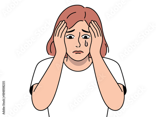 Woman Experiencing Stress and Anxiety