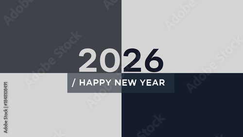Happy new year 2026 celebration background