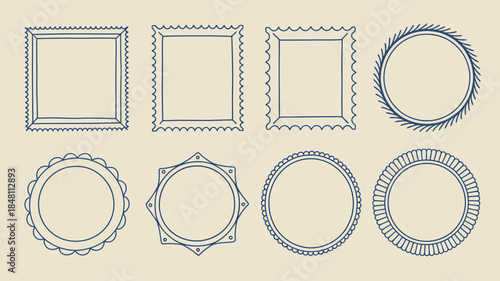 Vintage Photo Frames and Borders Collection