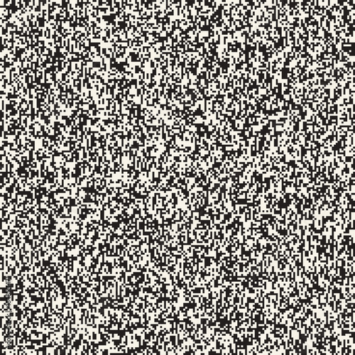 Vector seamless pattern. Repeating geometric elements. Stylish monochrome background design.