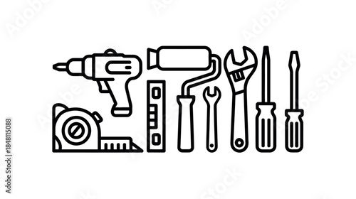 Collection of Various Hand Tools and Equipment for DIY Projects and Repairs