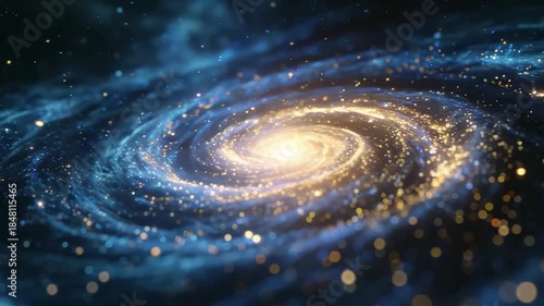 A Stunning Spiral Galaxy in Deep Space